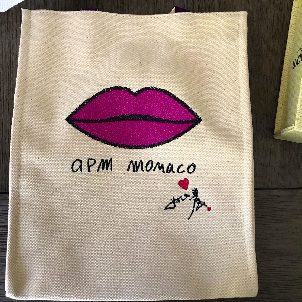 NIB APM Monaco Yao Chen Apache Jewelry Tote Bag & Box